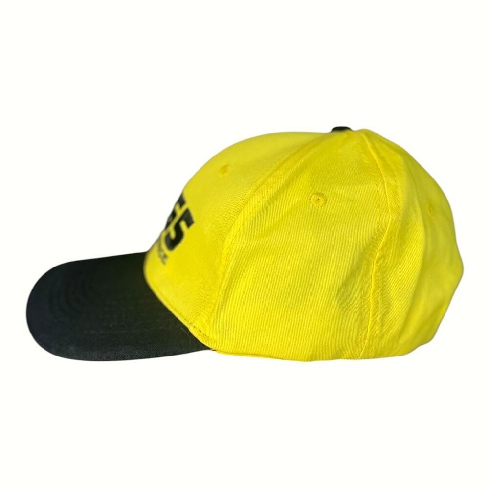 Jegs Men’s High Performance Yellow/Black Adjustable Ball Cap - Picture 2 of 7